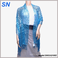 Sparkling Sequined Schals Wrap Schal für Frauen